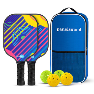 Juego de Palas de Pickleball PanelSound de Fibra de Carbono y Fibra de Vidrio, Equipo de Entrenamiento con Bolsa de Transporte y Pelotas - Product Image 1