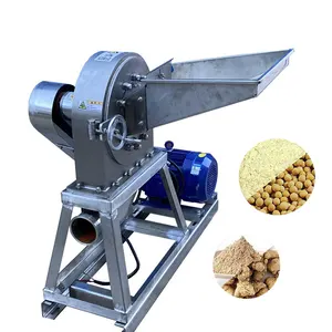 Mesin penghancur bubuk gula baja tahan karat, mesin penghancur cakar penghancur makanan cabai