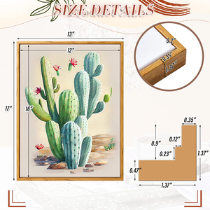 Phong cách mới stylefactoryjunji tùy chỉnh kích thước gỗ nổi khung cho vải sơn 1-1/4 \ "Sâu nghệ thuật tường trang trí Giảm giá nổi - Product Image 5