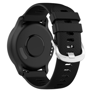 สายนาฬิกาซิลิโคน22มม. สำหรับ <span class=keywords><strong>Garmin</strong></span> <span class=keywords><strong>vivoactive</strong></span> <span class=keywords><strong>4</strong></span> /forerunner 255/265เพลง /venu 2สายรัดเล่นกีฬา