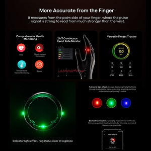 JC X2B personnalisé Ipx8 Fitness évaluation des risques pour la santé du sang anneau intelligent personnalisé mince Saint Valentin conception sommeil tracker Smartring - Product Image 5