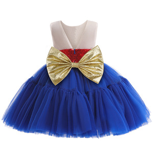 Disfraz de Princesa para Niños, Disfraz de Carnaval, Disfraz de Televisión y Cine, Disfraz de Wonder Girls, Vestido con Falda Abullonada - Product Image 2