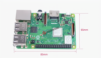 Modèle Raspberry Pi 3B + 3B Plus, RASPBERRY PI 3 MODÈLE B + Nouveau mini ordinateur PC original Pad de développement 4 cœurs avec liste de nomenclatures WIFI