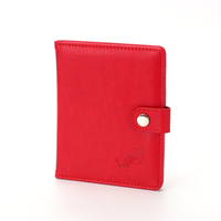 Protector de Pasaporte RFID de Cuero Personalizado Protege, Estuche Delgado para Tarjetas, Porta Pasaportes Familiar para Tarjetas de Crédito