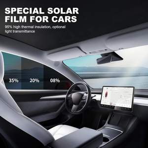 Kit de Lámina Precortada para Ventanas de Tesla Model Y 2017-2024, Protección Solar, Privacidad en Todos los Lados, Bloquea Rayos Infrarrojos y UV - Product Image 3