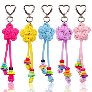 Correa Trenzada de Nylon con Cuentas de Colores, Accesorio Multifuncional para Colgar Bolsos, Venta al Por Mayor - Product Image 1