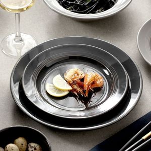 Factory Direct China Customized Color Minimalist Western Stoneware Dinnerware <b>Sets</b> Eco-Friendly Dishwasher Safe Wholesale - Product Image 5