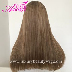 วิกผมโคเชอร์ชาวยิวชาวยุโรป<span class=keywords><strong>ผม</strong></span>เรมี่รัสเซียขนาดเล็กหมวกยาวบาลายาจ<span class=keywords><strong>สี</strong></span><span class=keywords><strong>ทอง</strong></span>ไฮไลท์สีบ<span class=keywords><strong>ลอน</strong></span><span class=keywords><strong>ด์</strong></span>มีลูกไม้แท้ - Product Image 6