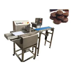 Chocolate Small Enrober Machines Temering Machine Snack Food Chocolate Coating Machine Manufacturing