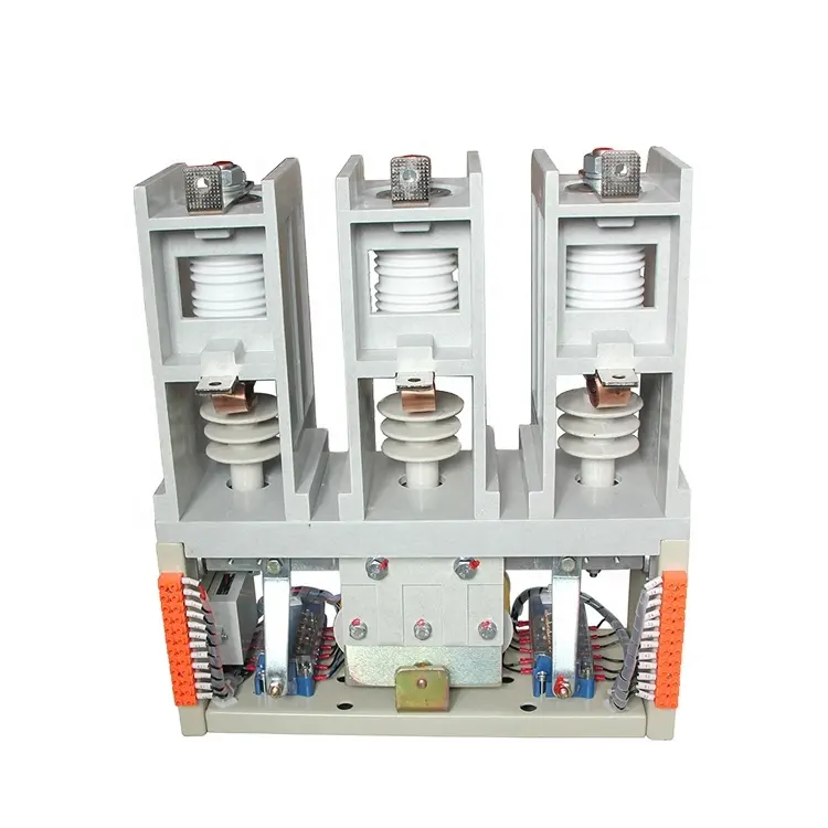 코일 전압 AC 자기 진공 접촉기 JCZ8-400 JCZ8-400/12KV 3 극 220VAC CE 과부하 110 63 4 우리 AC 접촉기 63a 공장