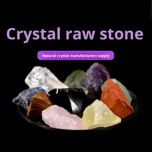 הסיטונאי מלאי טבעי ורוד קוורץ ירוק פלואוריט אמethyst קריסטל אבני קריסטל לארוטרפי אומנות גביש אחרים - Product Image 4