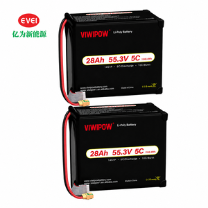 Batterie de drone semi-solide haute puissance à nouvelle technologie 280Wh/kg 28Ah 6S à 18S pour drones de levage lourd avec décharge de crête 10C - Product Image 2