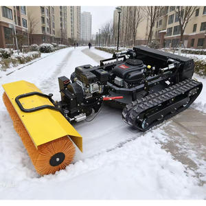 Hochwertiger Industrieller Raupenmäher mit Benzinmotor und Fernbedienung, Schneefräse mit 4-Takt-Motor und 27 PS Leistung für Landwirtschaft und Garten - Product Image 4