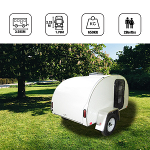 Allroad Mini aleación de aluminio Camper Trailer sólido impermeable estática lágrima Caravans - Product Image 3