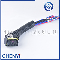 16 Pin Weichai Engine EDC7 Common Rail ECU Tablero de computadora Unidad de control electrónico Enchufe pigtail 0281020075 1928404195 1928404201