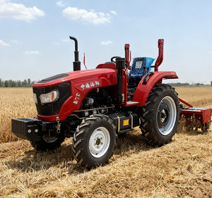 Tracteur agricole chinois Luoyang rouge 4x4, moteur diesel, type à roues, haute productivité, machines agricoles - Product Image 1