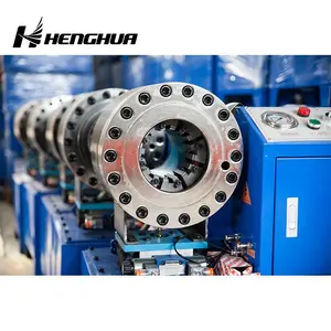 HENGHUA 1/4-2インチフィンパワーゴム製品製造機油圧ホース圧着機DX68