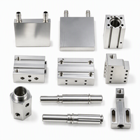 Accessoires de Cylindre Pneumatique en Alliage d'Aluminium CNC Personnalisés, Pièces en Aluminium Usinées CNC avec Services de Tournage et de Fraisage