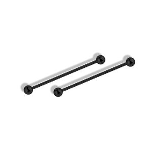 14G Chirurgisch Staal <span class=keywords><strong>Industrial</strong></span> Barbell Voor Vrouwen Mannen Twist Kraakbeen Earring Helix Tragus Body <span class=keywords><strong>Piercing</strong></span> Sieraden - Product Image 4