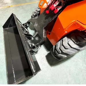 EPA Chinese Factory Diesel Mini Skid Steer Loader Multifunction <b>Stand</b> Behind Track Loader Skid Steer Mini Skid Steer Loader - Product Image 4