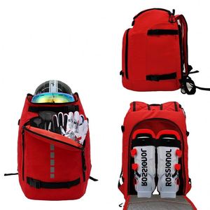 Bolsa para botas de esquí de fábrica BSCI, mochila de viaje para esquí y botas de esquí, 50L de gran capacidad, con espacio para casco de esquí - Product Image 5