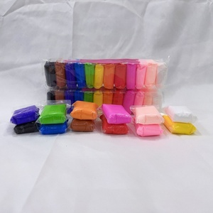 Bộ Đất Sét Polymer khô không khí thân thiện với môi trường 12 màu siêu nhẹ mềm chơi bột vui nhộn trẻ em tự làm đồ chơi giáo dục làm bằng vật liệu đất sét - Product Image 3