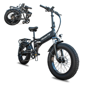 <span class=keywords><strong>Bicicleta</strong></span> plegable eléctrica, neumáticos gruesos de 20 pulgadas, 48V, marco delantero de aleación de aluminio, batería de litio, buje trasero, <span class=keywords><strong>amortiguadores</strong></span> - Product Image 2