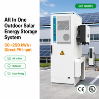 100kwh 150kWh 240kwh 300 kwh 300kWh 400kwh 500 kw 500kWh 600kwh Kabinet Baterai Lithium Ion untuk Komersial dan Industri