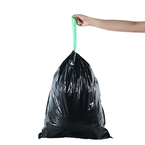 Nhà Sản Xuất Bán Buôn Nhà Bếp Dây Kéo Thùng Rác Túi Dùng Một Lần Rác Nhựa Màu Đen Túi Rác - Product Image 3