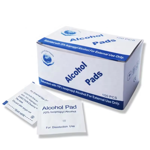 Anti-séptico Uso Múltiplo Álcool Prep Pads 75% Álcool Prep Pads Álcool <span class=keywords><strong>Wipes</strong></span> para Uso Externo - Product Image 1