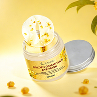 Masque pour les yeux à l'osmanthus OEM ODM sous marque privée, patchs hydratants anti-âge personnalisés pour les cernes, fabricant en gros
