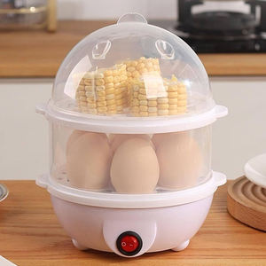 Precio barato 110V-220V Acero inoxidable PP 350W 1.2L Restaurante <span class=keywords><strong>Breackfast</strong></span> Hervidor de huevos inteligente eléctrico - Product Image 6