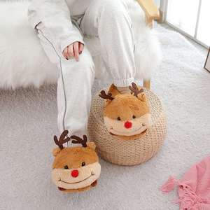<span class=keywords><strong>Zapatos</strong></span> de Interior de animales de peluche, zapatillas antideslizantes, zapatillas de animales de peluche cálidos de invierno encantadores - Product Image 2