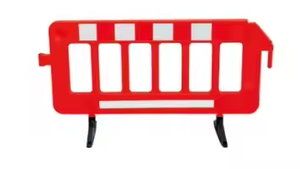 Barrières routières en plastique rouge/jaune de 1950 mm, barrières routières en plastique, clôtures routières - Product Image 2