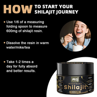 OEM/ODM Résine Shilajit 30g 50g Résine Shilajit Résine Shilajit pure de l'Himalaya Résine Shilajit pure de l'Himalaya