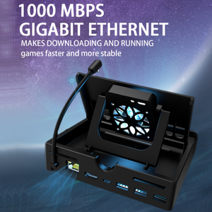 Station d'extension HD MI 4K 60HZ/Gigabit pour plate-forme vapeur, <span class=keywords><strong>Interface</strong></span> Ethernet, Base thermique, Station d'accueil - Product Image 4