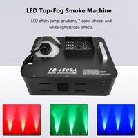 Machine à fumée verticale RZ 24x9W RGB 3-en-1 avec télécommande et contrôleur DMX pour DJ, club, soirée, KTV, concert, mariage