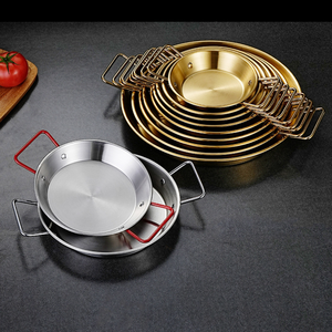 Sartén <span class=keywords><strong>para</strong></span> Paella de Acero Inoxidable con Diseño Coreano <span class=keywords><strong>para</strong></span> Cocinar Mariscos, Fácil de Limpiar y Utensilio de Cocina Duradero - Product Image 5