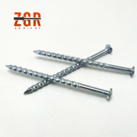 ZGR Steel Concrete Nails Twisted Shank Flat Pan Round Head Spiral Spike Groove Nails Common Nails