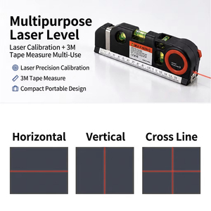 Xihen O <b>Laser</b> <b>Level</b> Pro 3 16Cm With Bubble <b>Level</b> And Ruler For DIY Construction - Product Image 3