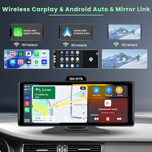 Cámara de salpicadero Carplay DashCam, cámara de salpicadero delantera y trasera 4K impermeable, cámara de salpicadero <span class=keywords><strong>Dvr</strong></span> para coche, pantalla inalámbrica CarPlay, cámara de salpicadero FM para coches - Product Image 4