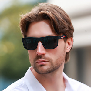 Retro <b>Square</b> <b>Sunglasses</b> Men Polarized UV400 Full Rim Driving Anti Glare P1923 - Product Image 1