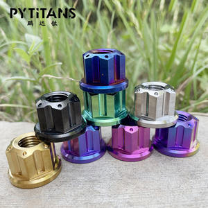 Tornillos de titanio pernos tuercas Escape de motocicleta <span class=keywords><strong>Tuerca</strong></span> de pinza de frenado M12 gr5 <span class=keywords><strong>tuerca</strong></span> de titanio de PYTITANS - Product Image 5