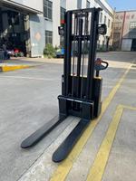 Gerbeur électrique entièrement walkie 1tonne 1.5ton 3m gerbeur électrique piéton avec authentification CE