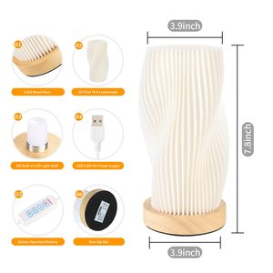 Hiện Đại Thân Thiện Với Môi Bàn Đơn Giản Đèn Nhôm Cơ Sở Thay Đổi Độ Sáng <span class=keywords><strong>LED</strong></span> Ánh Sáng Ban Đêm Phòng Ngủ Đọc Sách 3 Màu Chế Độ Cảm Ứng Điều Khiển USB - Product Image 3