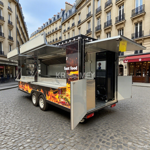 Remorque de rue remorquable en acier inoxydable de qualité 2025, une voiture avec certificat CE, camion de nourriture - Product Image 6