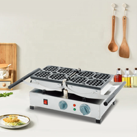 Gaufrier Électrique Professionnel Chef Prosentials 2000W en Acier Inoxydable Rotatif pour la Restauration (Petit Modèle)