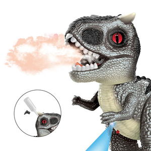 <span class=keywords><strong>Robot</strong></span> <span class=keywords><strong>dinosaure</strong></span> télécommandé marchant et pulvérisant, 2.4G 8 canaux, jouet RC avec lumières colorées, son et fumée - Product Image 2