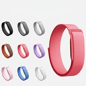 Correa de nailon transpirable de 14 mm con gancho suave y cierre a presión para Google Fitbit Air, correa deportiva ajustable de repuesto para muñeca - Product Image 1