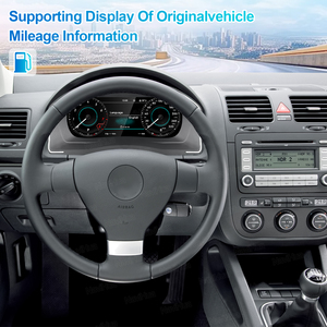 Navihua xe Bảng điều khiển hiển thị cho Volkswagen <span class=keywords><strong>VW</strong></span> GOLF 5 2006 <span class=keywords><strong>LCD</strong></span> cụm kỹ thuật số bảng điều khiển công cụ đồng hồ tốc độ - Product Image 4